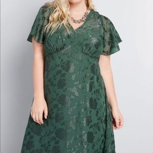 ModClothxAnnaSui Green Floral Dress